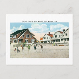 Cottages Along the Shore, Fairfield, Conneticut Postcard
