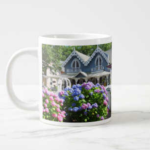 Cottages and Hydrangeas - Martha's Vineyard Large Coffee Mug