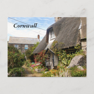 Cottages at Cadgwith Cornwall Photograph Postcard
