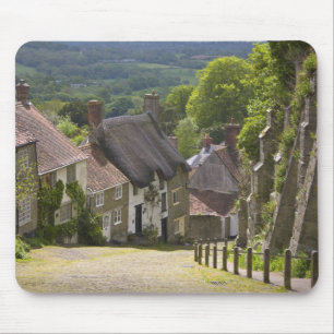 Cottages at Gold Hill, Shaftesbury, Dorset, Mouse Mat