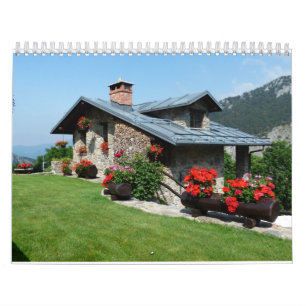 Cottages Huts Beautiful Cosy Cabinets Forrest 2025 Calendar