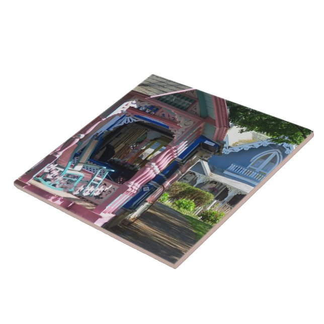 Cottages in a Row - Martha's Vineyard Tile (Side)