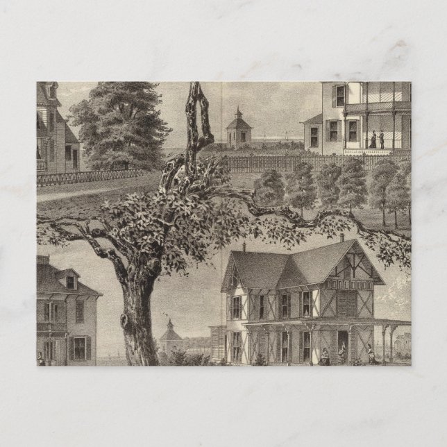 Cottages of WC Hamilton, Spring Lake, NJ Postcard (Front)