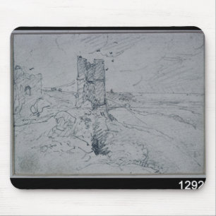 Cottages on a High Bank, 1834 Mouse Mat