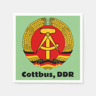 Cottbus, East Germany (DDR, GDR) Ossi Napkin