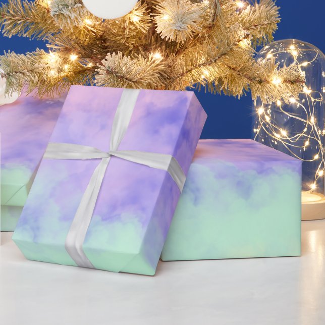Cotten Candy Clouds Wrapping Paper (Holidays)