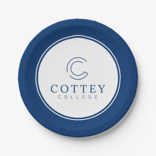 Cottey College Paper Plate