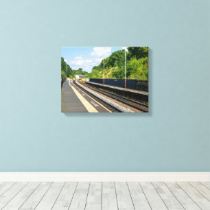 Cottingley Railway Station, Leeds Canvas Print