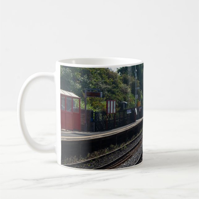 Cottingley Railway Station, Leeds Coffee Mug (Left)
