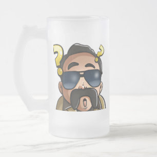 Cotton Beer Frosty Frosted Glass Beer Mug