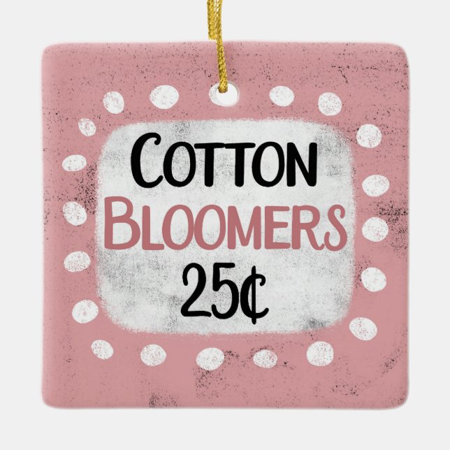 Cotton Bloomers 25 Cents Ornament (Front)