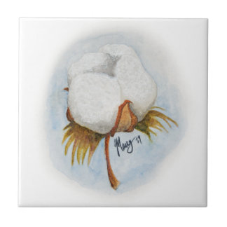 Cotton Boll Tile
