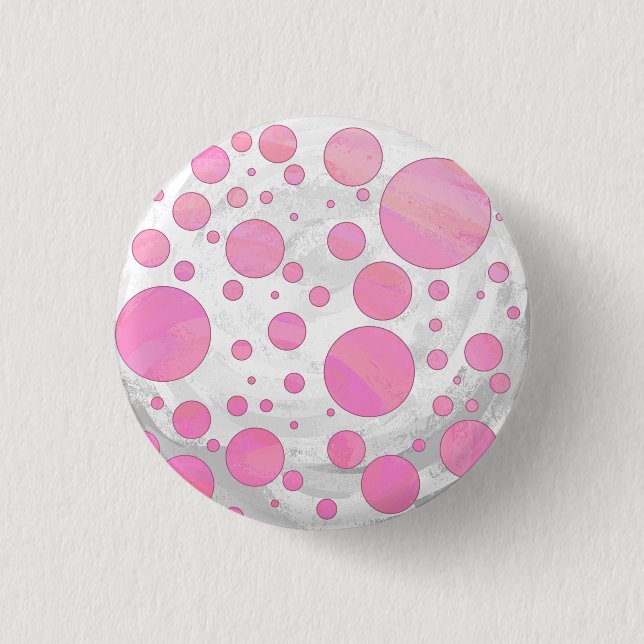 Cotton Candy 3 Cm Round Badge (Front)