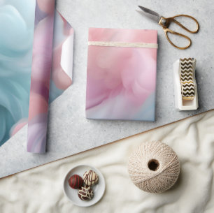 Cotton Candy Abstract Wrapping Paper