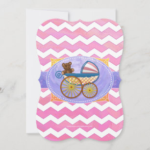 Cotton Candy Baby Stuff Invitation