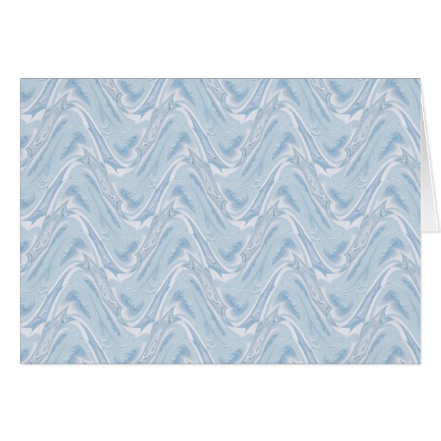 Cotton Candy Blue Abstract (Front Horizontal)