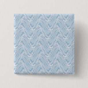 Cotton Candy Blue Abstract 15 Cm Square Badge