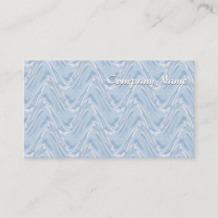 Cotton Candy Blue Abstract Business Card