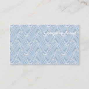 Cotton Candy Blue Abstract Business Card