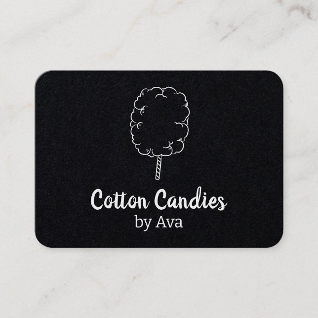 Cotton Candy Business Card (Front)