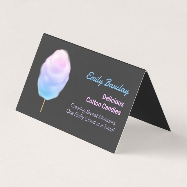 Cotton Candy Business Card (Front)