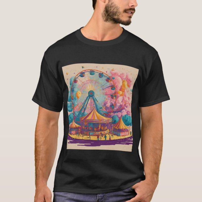 Cotton Candy Carnival T-Shirt (Front)