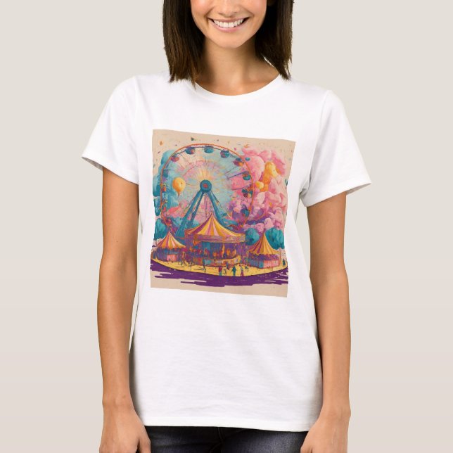 Cotton Candy Carnival T-Shirt (Front)