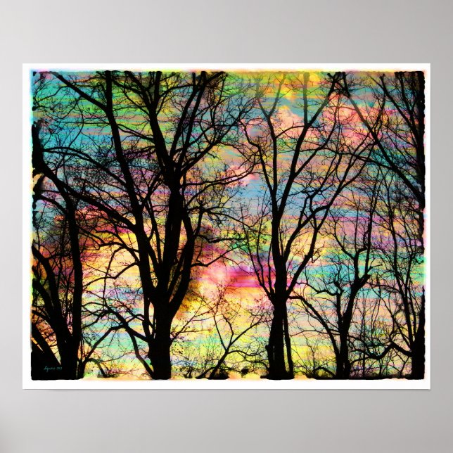 Cotton candy clouds, sunrise, Home decor (Front)