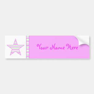 Cotton Candy Collection Bumper Sticker