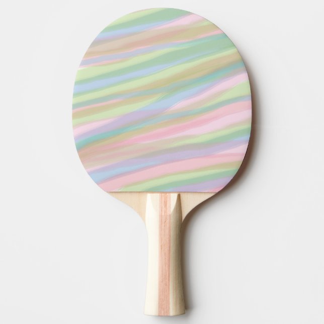 Cotton candy colors Ping Pong Paddle (Front)