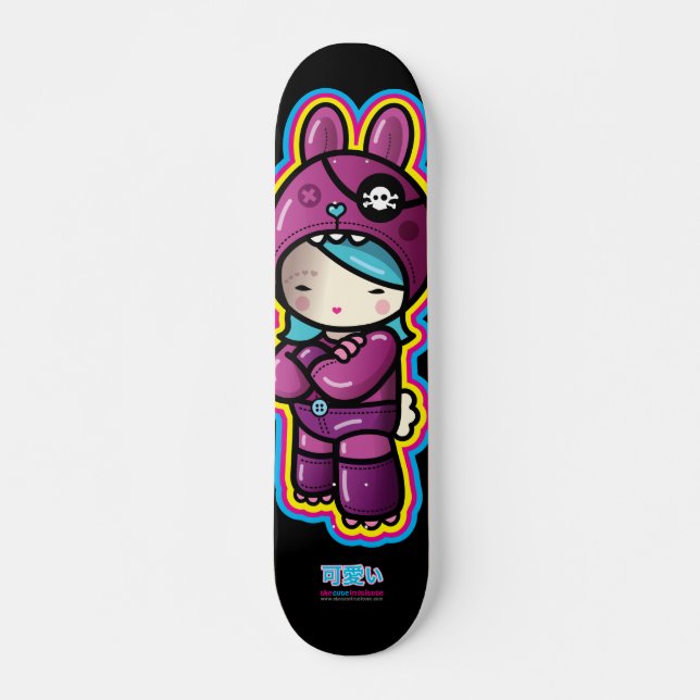 cotton candy deck skateboard (Front)