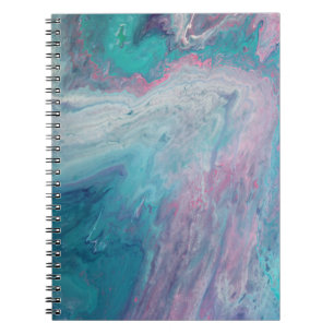 Cotton Candy Dreams Fluid Art Notebook