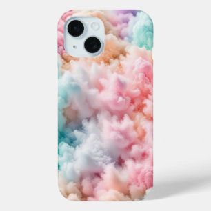 Cotton Candy Fluff iPhone 15 Case