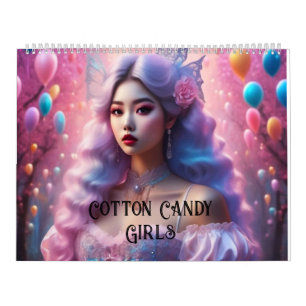 Cotton Candy Girls by Ivy and Bat Fine Art Calendar