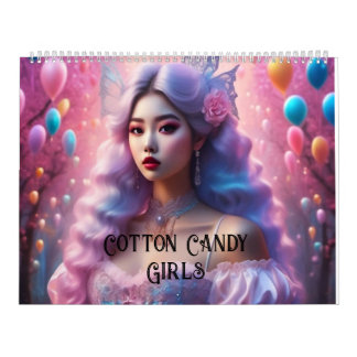 Cotton Candy Girls by Ivy and Bat Fine Art Calendar