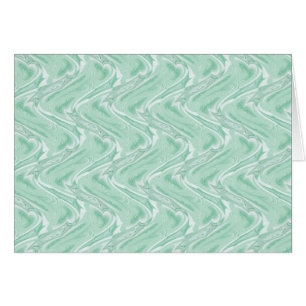 Cotton Candy Green Abstract