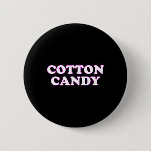 Cotton Candy Halloween Costume Pretend I'm Cotton 6 Cm Round Badge