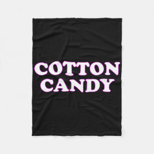 Cotton Candy Halloween Costume Pretend I'm Cotton Fleece Blanket