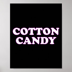 Cotton Candy Halloween Costume Pretend I'm Cotton Poster
