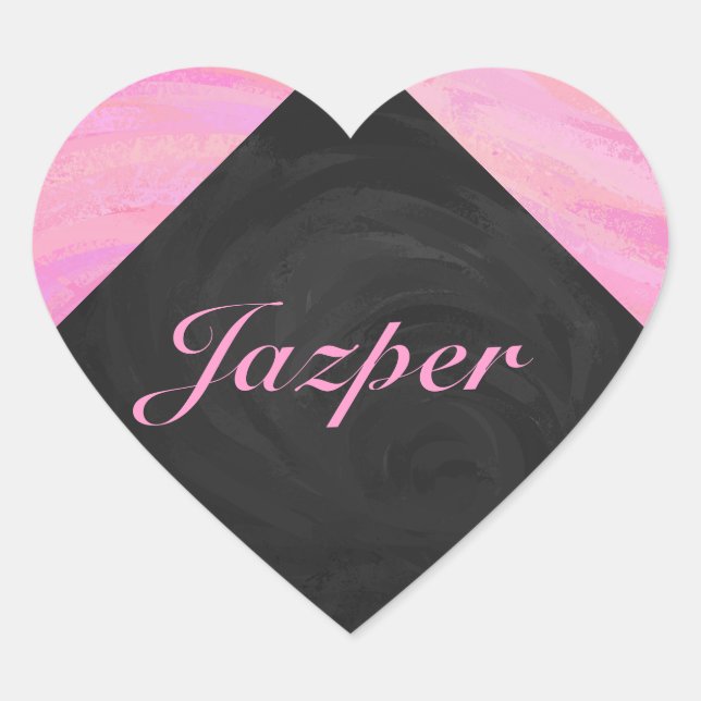 Cotton Candy Heart Sticker (Front)