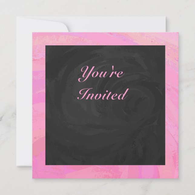 Cotton Candy Invitation (Front)