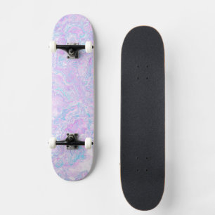 Cotton Candy Marble Skateboard