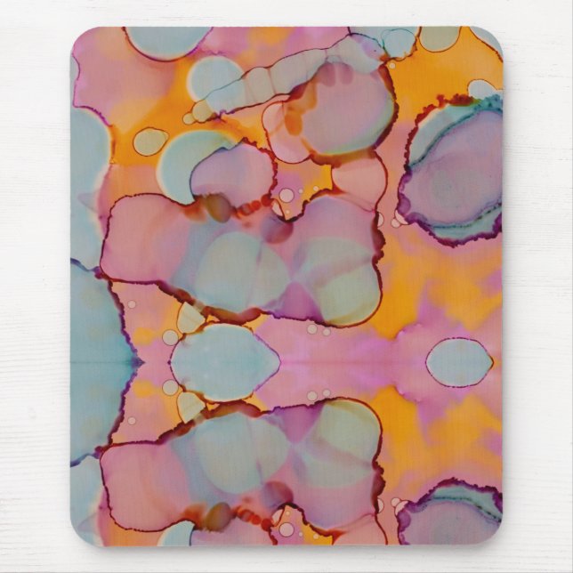 Cotton Candy Mirage Mouse Mat (Front)