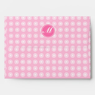 Cotton Candy Monogram Envelopes