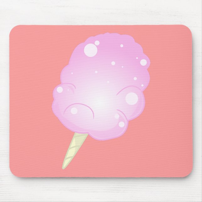 Cotton Candy Mousepad - pink (Front)