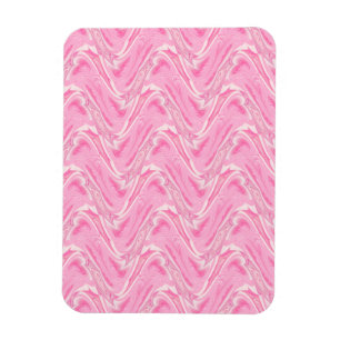 Cotton Candy Pink Abstract Magnet