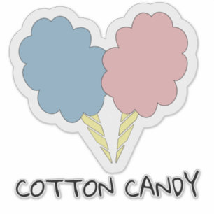 Cotton Candy Pink Blue