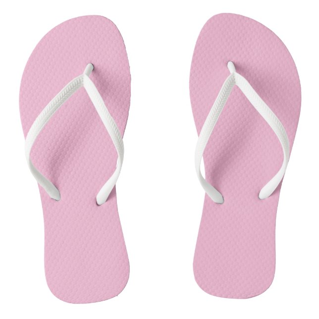 Cotton Candy Pink Flip Flops (Footbed)