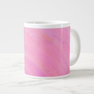 Cotton Candy Pink Large Coffee Mug