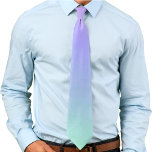 Cotton Candy Pink, Wisteria Purple, Mint Green Tie<br><div class="desc">This pretty multicolor gradient ombré features spring and summer like pastel colours from pink to lavender to mint green.  A unique blend of cool colours that looks great on merchandise such as decor,  device accessories,  apparel and more.</div>